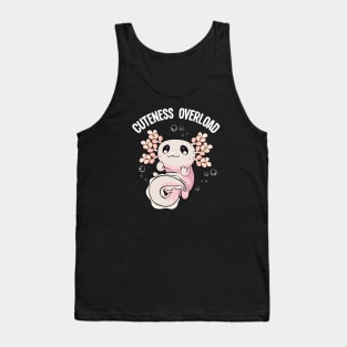 Axolotl - Cuteness Overload Kawaii Lurch Tank Top